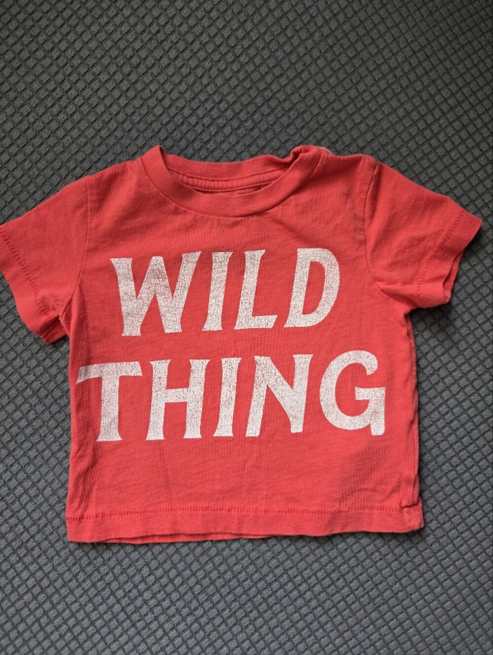 Peek Red 'Wild Thing' Short Sleeve Tee 3/6 Months
